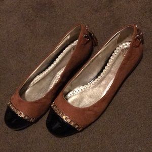 Flats! Super cute goes with anything!